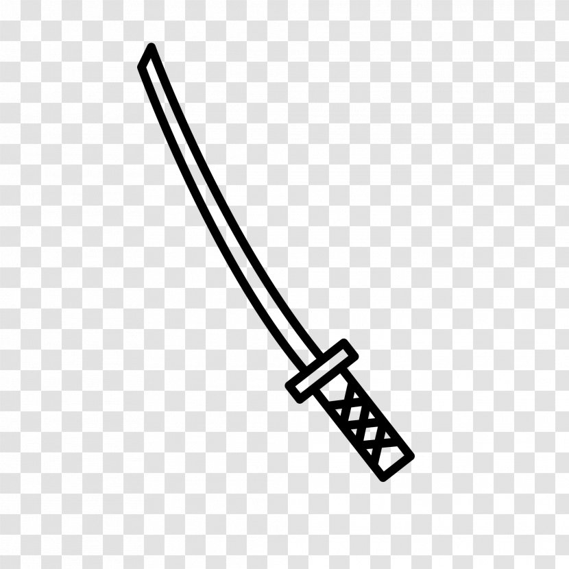 Katana Japanese Sword Drawing - Area Transparent PNG