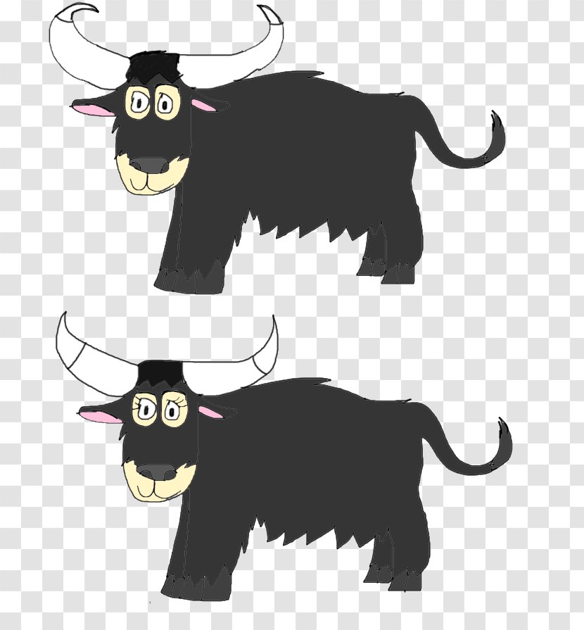 Dairy Cattle Domestic Yak Ox Bull - Fiction Transparent PNG