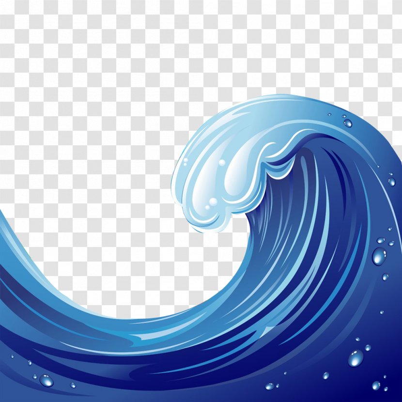 Ocean Wind Wave Euclidean Vector - Spiral - Sea Spray Transparent PNG