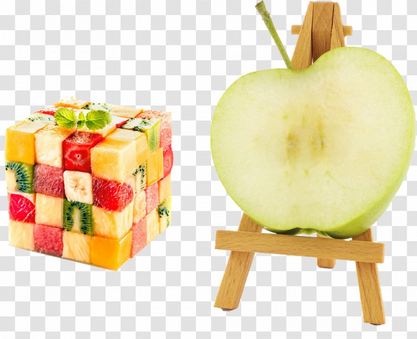 Juice Fruit Salad Flavor - Cube Creative Transparent PNG