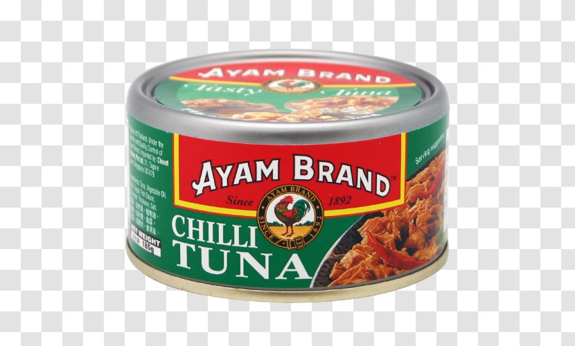 Ayam Brand Tuna Sauce Flavor Chili Pepper - Condiment - Can Transparent PNG