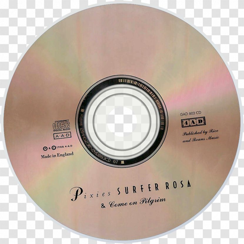 Compact Disc Death To The Pixies Surfer Rosa Come On Pilgrim - Cartoon - Pretty Little Liars Television Soundtrack Transparent PNG