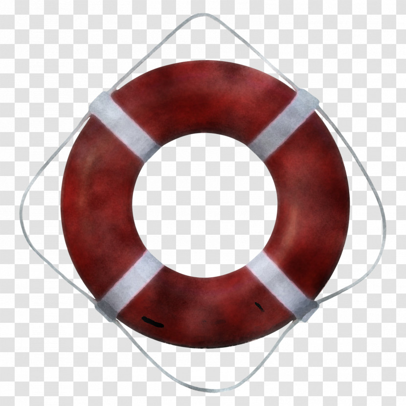 Red Lifebuoy Maroon Personal Protective Equipment Circle Transparent PNG