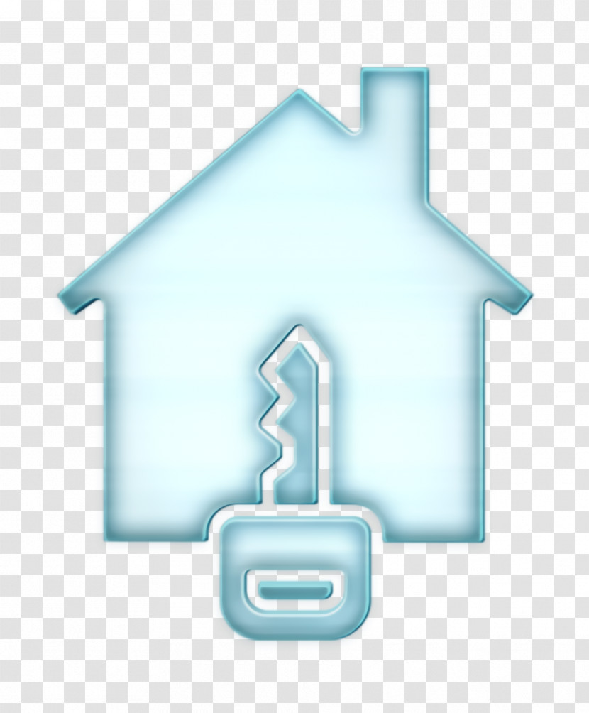Key Icon House Icon Cyber Icon Transparent PNG