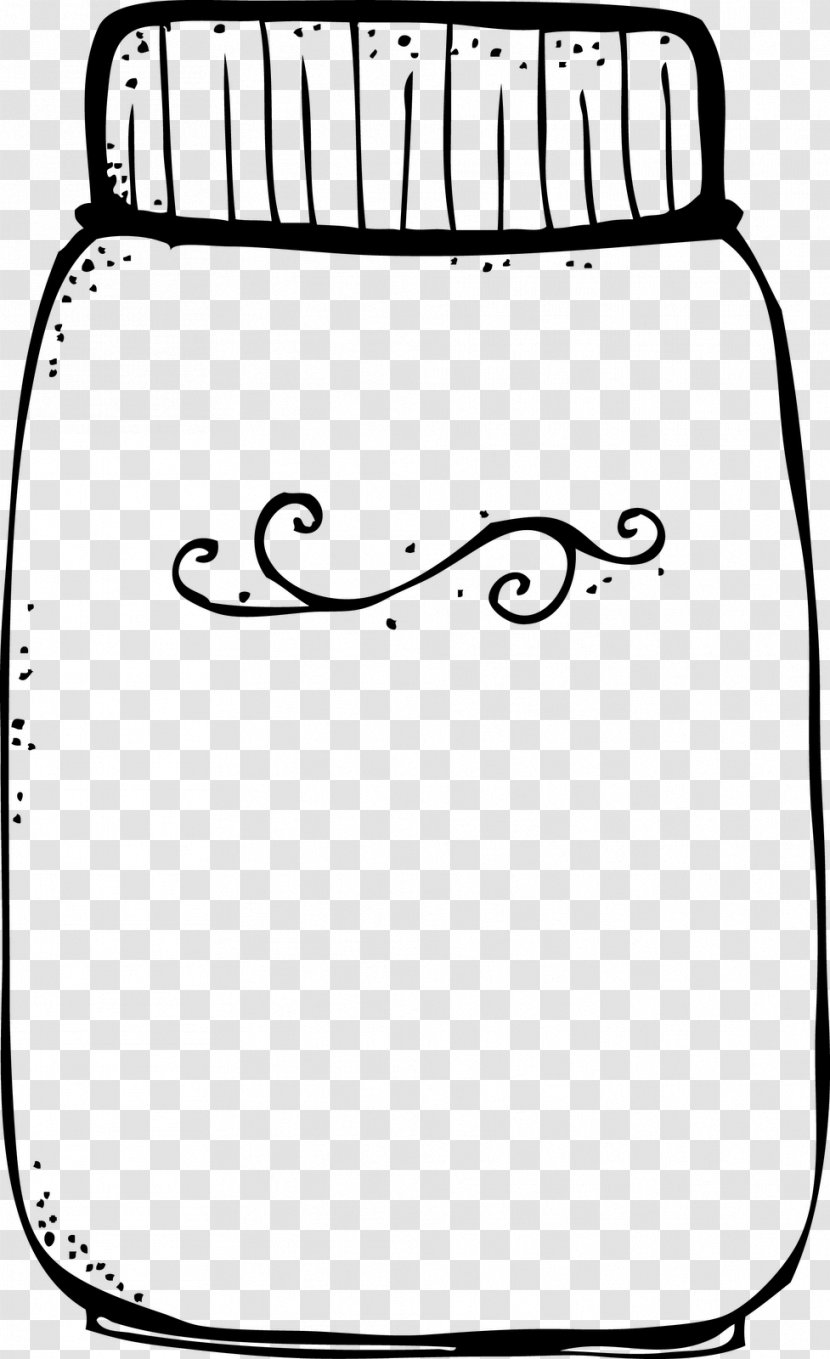 Mason Jar Biscuit Jars Clip Art - Line - Jam Transparent PNG