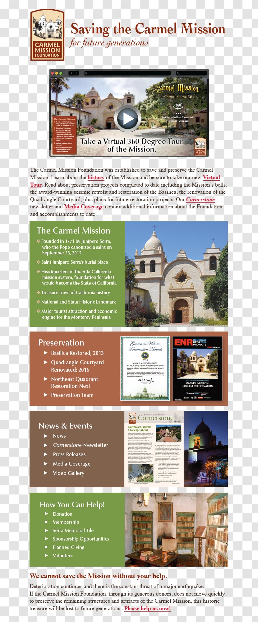 The Carmel Foundation Mission San Carlos Borroméo Del Río Carmelo Planned Giving - Business - School Transparent PNG