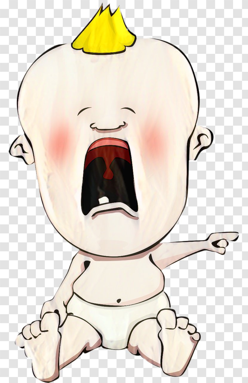 Baby Boy - Tantrum - Mouth Head Transparent PNG