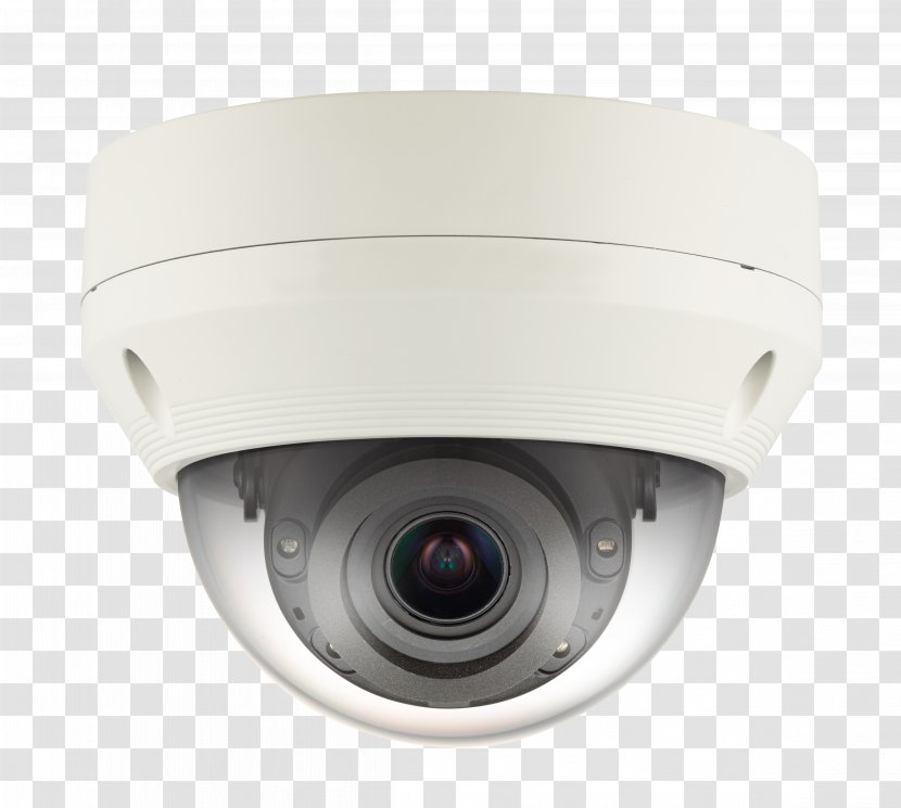 High Efficiency Video Coding IP Camera Hanwha Techwin Varifocal Lens - Surveillance Transparent PNG