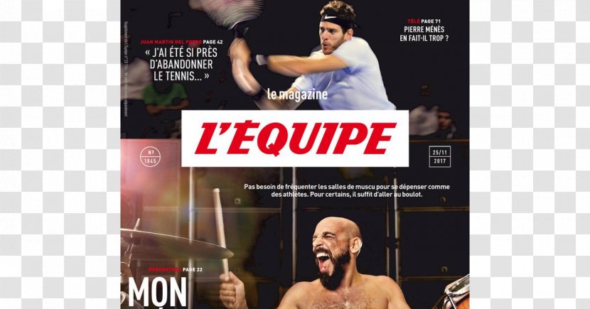 Le Magazine L'Équipe 25 November Sports Boxing Glove - Poster - Open Transparent PNG