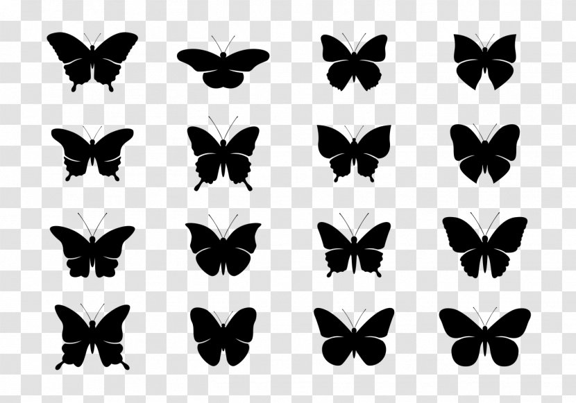 Butterfly Aglais Io Animal - Silhouette - Originality Vector Transparent PNG