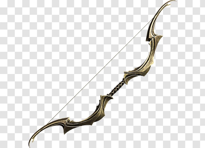 Dungeons & Dragons Ranged Weapon Bow And Arrow Longbow - Sword - Dnd Transparent PNG