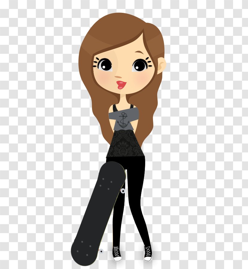Hipster Doll Drawing - Silhouette Transparent PNG