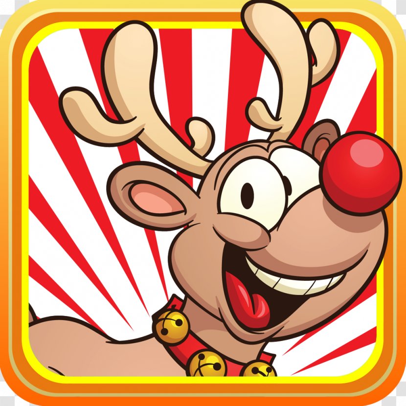Reindeer Food Line Clip Art - Fictional Character - Rudolph The Red Nosed Transparent PNG