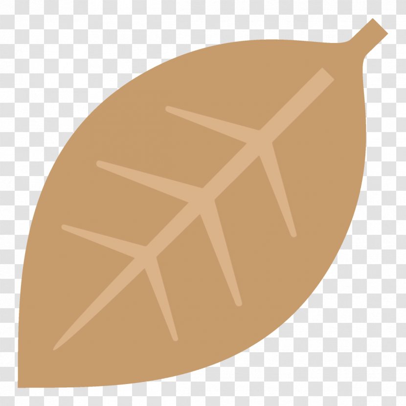 Beige - Autumn Cartoon Leaf Transparent PNG