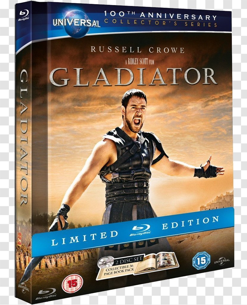 Ultra HD Blu-ray Disc 4K Resolution Film High-definition Television - Russell Crowe - Dvd Transparent PNG