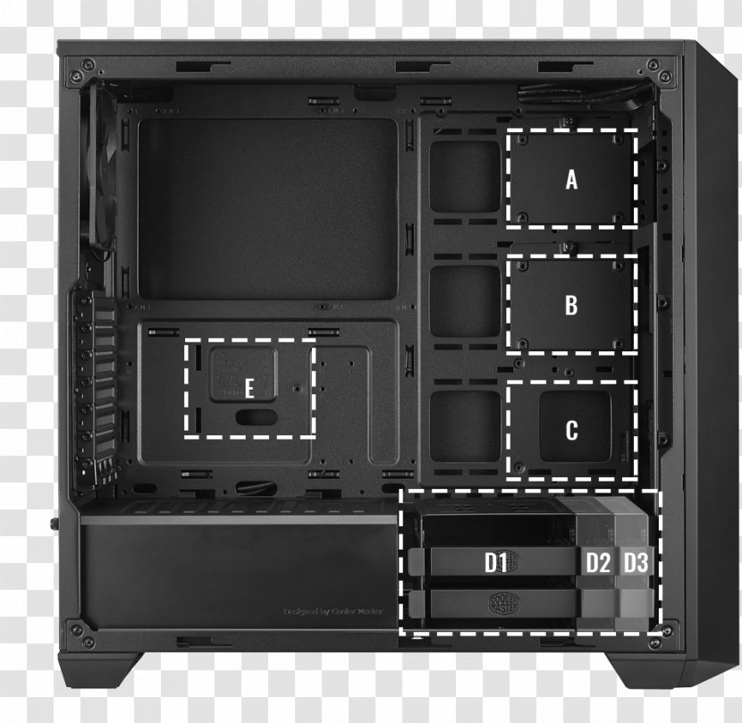 Computer Cases & Housings Mac Book Pro Cooler Master Silencio 352 ATX - Heat Sink - Box Transparent PNG