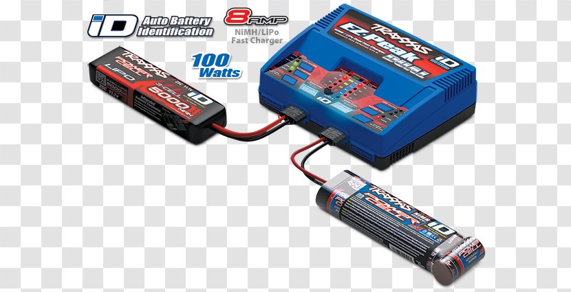 Battery Charger Traxxas Radio-controlled Car Lithium Polymer Nickel–metal Hydride - Technology Transparent PNG