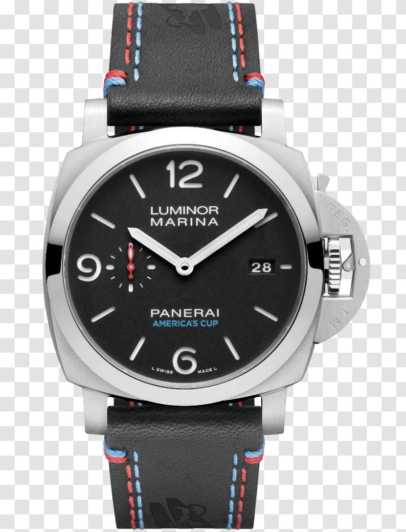 Panerai Men's Luminor Marina 1950 3 Days Radiomir Watch Rolex - Strap Transparent PNG