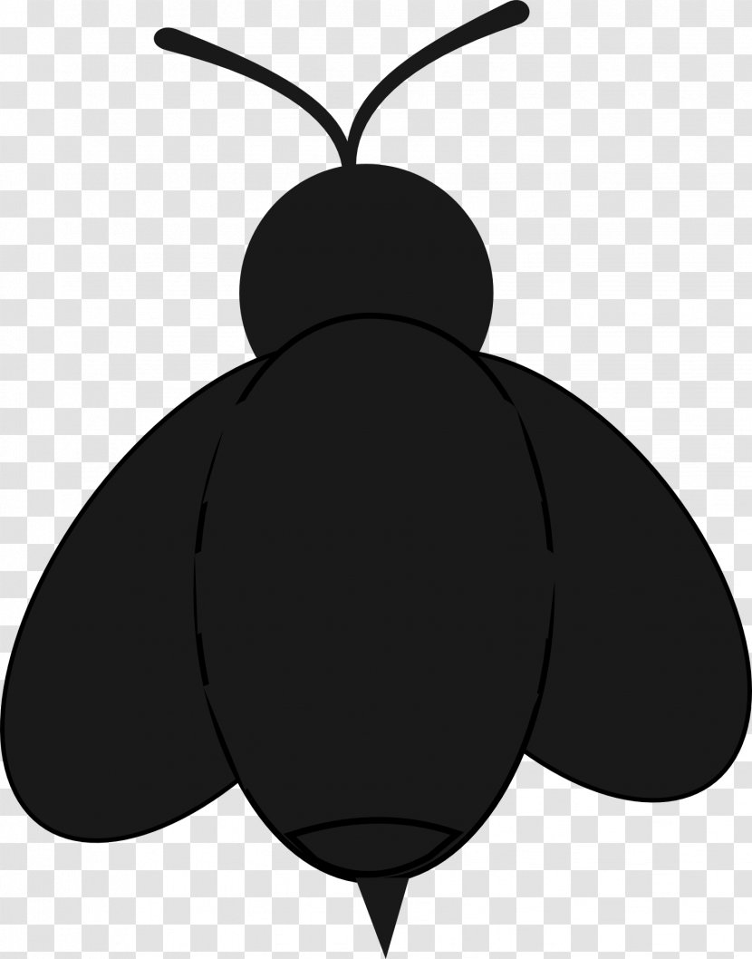 Bee Drawing Silhouette Clip Art - Monochrome Photography - Bug Transparent PNG
