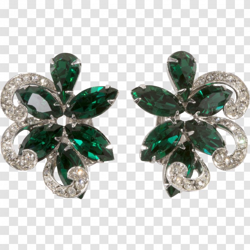 Emerald Earring Body Jewellery Bling-bling - Gemstone Transparent PNG
