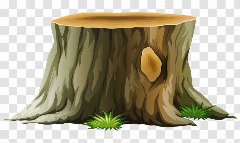 Tree Stump Trunk Clip Art Transparent PNG