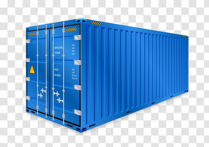 Intermodal Container Vector Graphics Shipping Containers Clip Art Freight Transport - Ship Transparent PNG