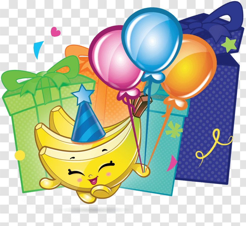 Shopkins Toy Party Balloon Clip Art Transparent PNG