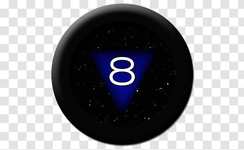 Cobalt Blue Product - Magic 8 Ball Transparent PNG