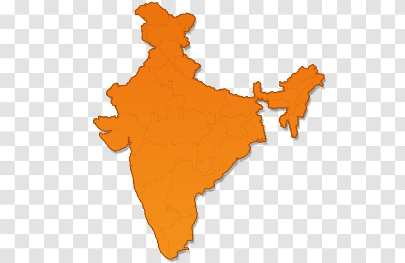 India Globe Map - Blank Transparent PNG