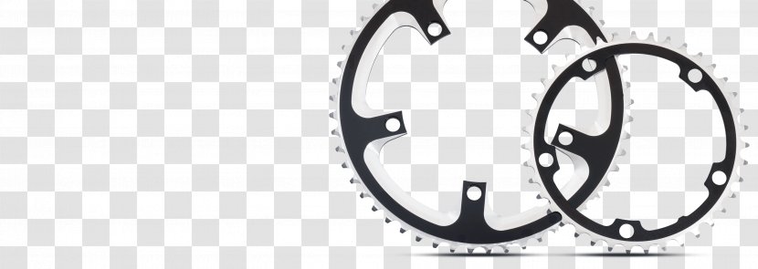 Bicycle Cranks Chains BMX Bike Road Racing - Black And White Transparent PNG