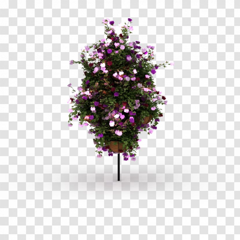 3D Computer Graphics Download Flower - Flora - Purple Bouquet Transparent PNG