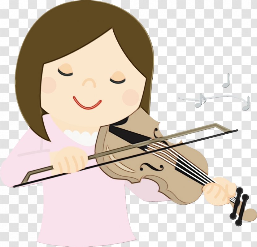 String Instrument Musical Cartoon Violin - Violist - Violinist Family Transparent PNG