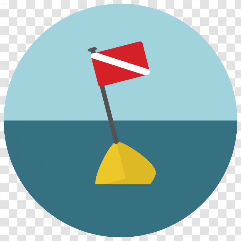 Scuba Diving Diver Down Flag Underwater Set - Sign Transparent PNG