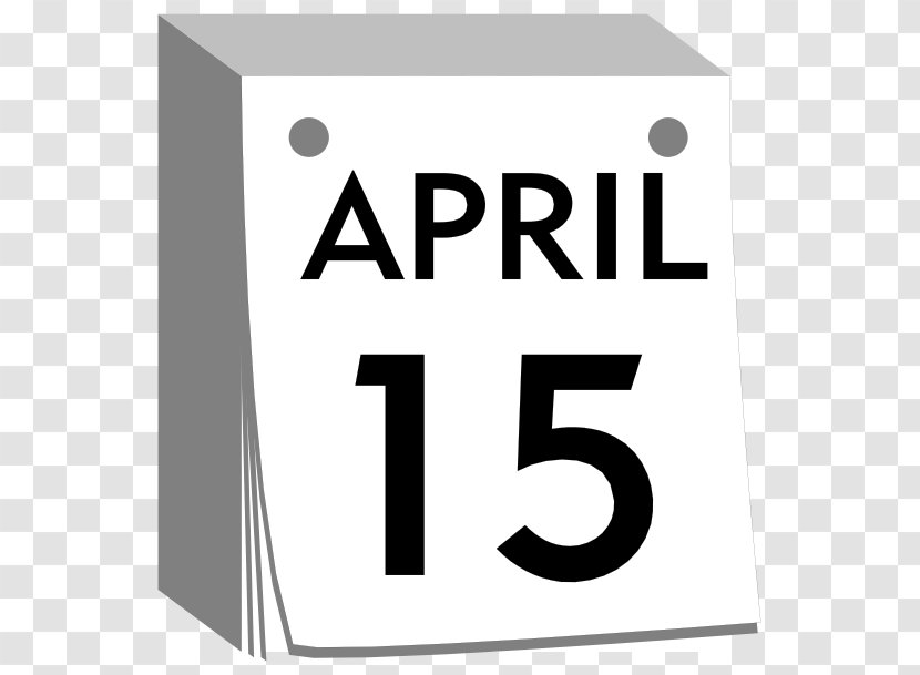 Calendar April Fools Day 1 Clip Art - White - Free Svg Graphics Transparent PNG