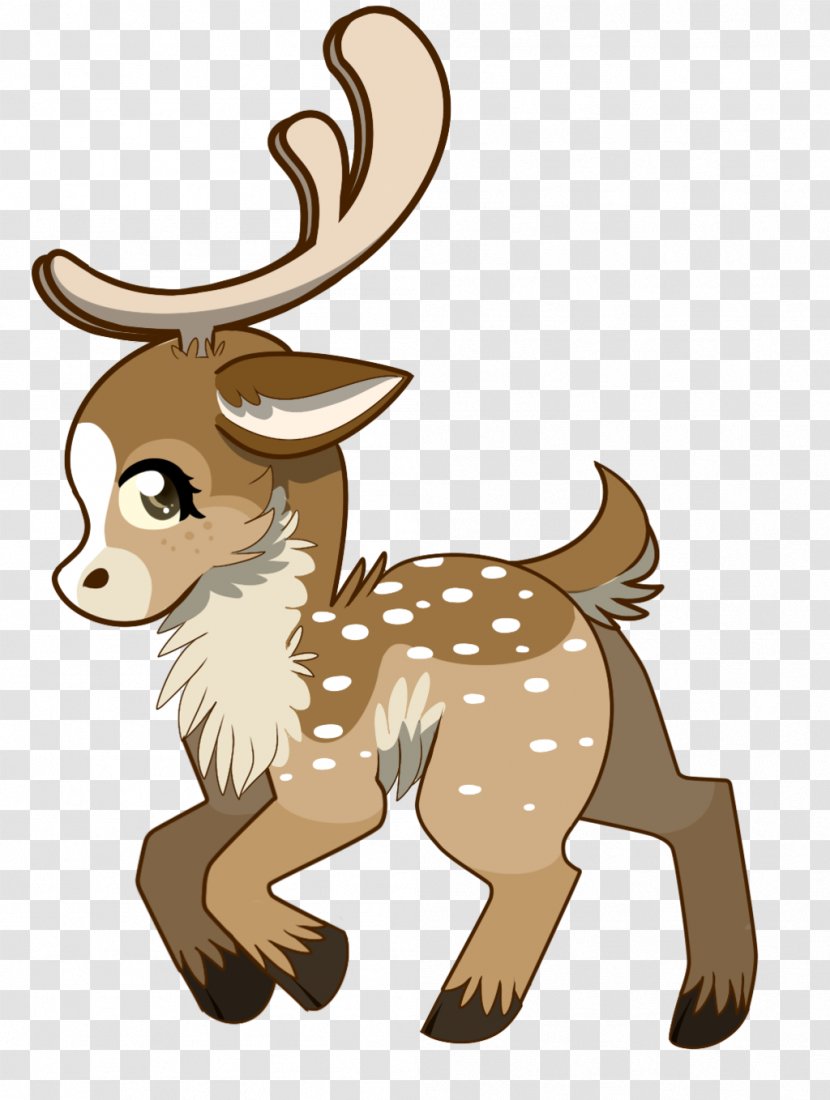 Reindeer Horse Character Fiction Clip Art - Vertebrate Transparent PNG