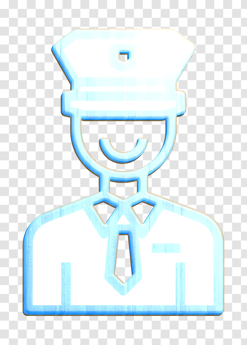 Policeman Icon Crime Icon Professions And Jobs Icon Transparent PNG
