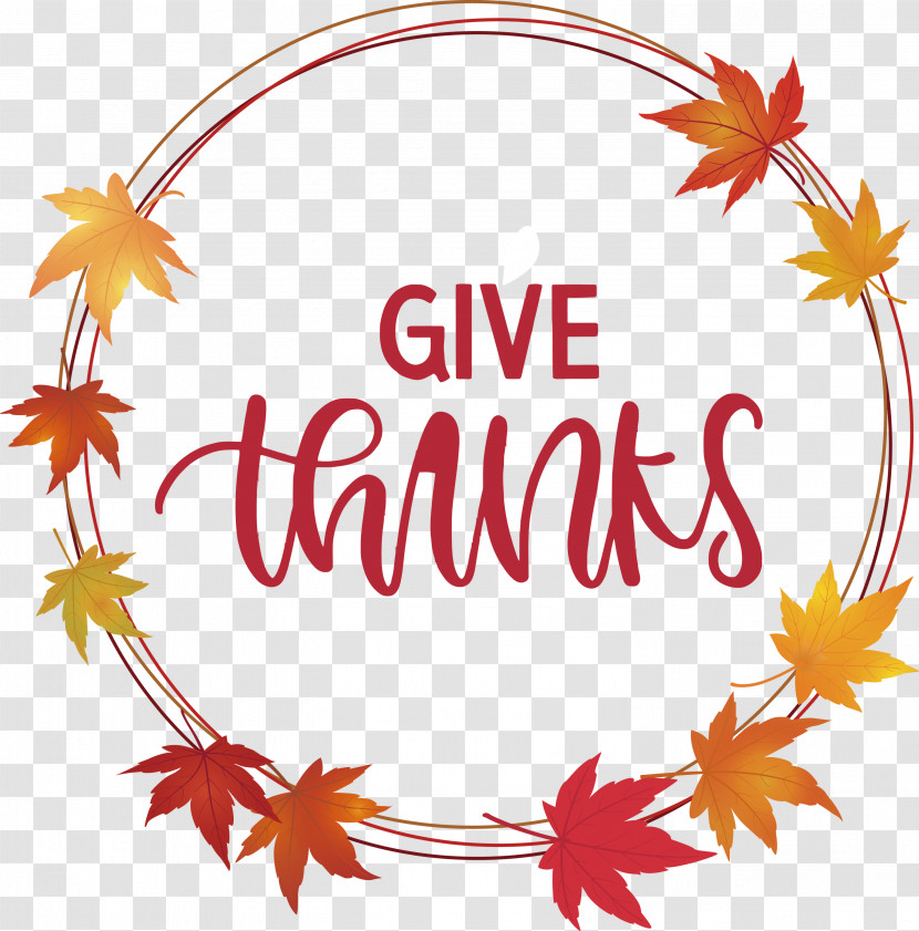 Thanksgiving Be Thankful Give Thanks Transparent PNG