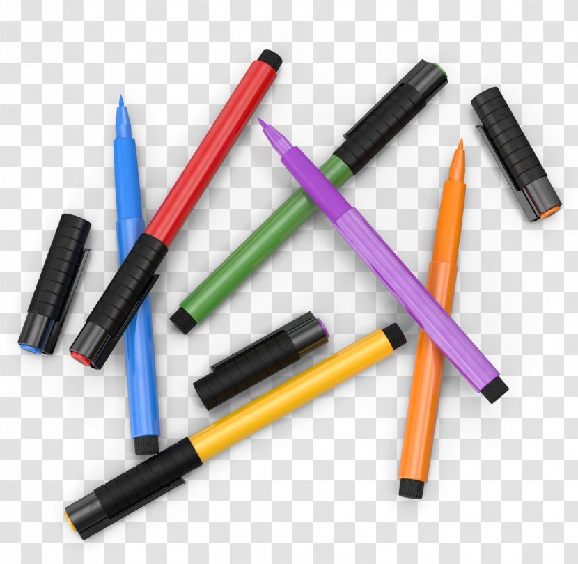 Marker Pen Coloring Book Colored Pencil - Color Transparent PNG