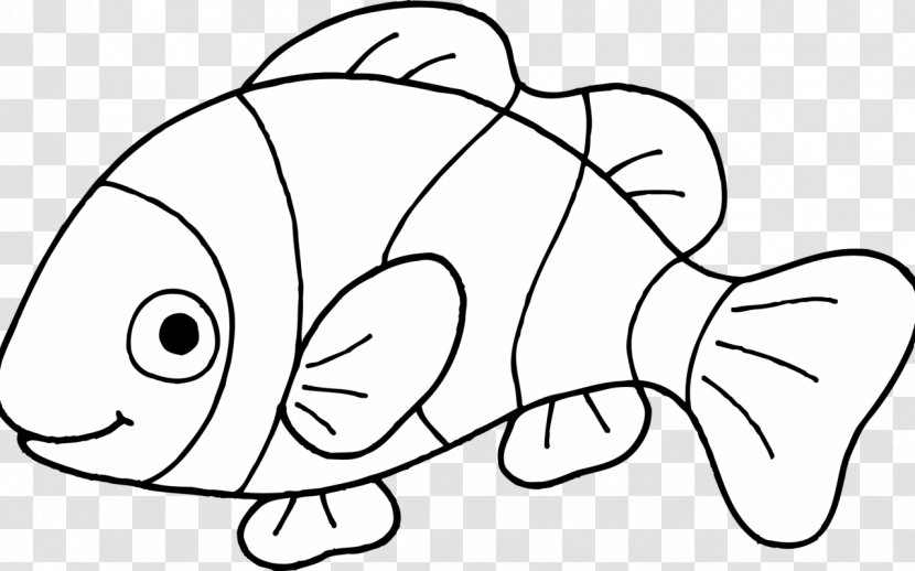 Clip Art Openclipart Image Vector Graphics Fish - Cartoon - Clown Coloring Pages Transparent PNG