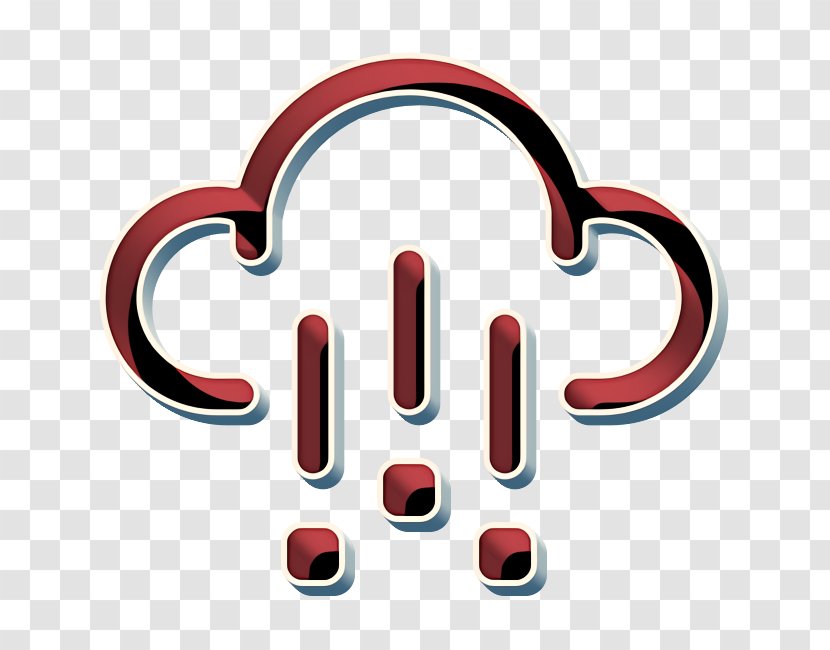Cloud Icon Forecast Hail - Logo Text Transparent PNG