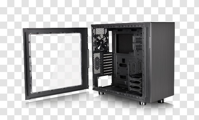 Computer Cases & Housings Thermaltake View 31 TG CA-1H8-00M1WN-00 Power Supply Unit ATX - Component - Free Installation Transparent PNG