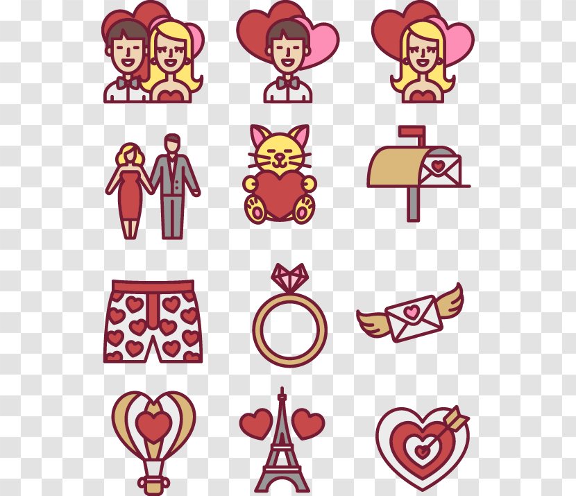 Valentines Day Euclidean Vector Icon - Fashion Accessory - Hand Drawn Heart-shaped Diamond Ring Lovers Element Transparent PNG