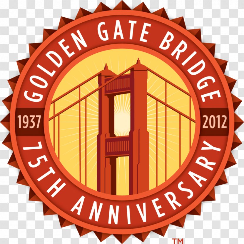 Golden Gate Bridge 75th Anniversary Marin Headlands Vista Point - Studio Hinrichs Transparent PNG