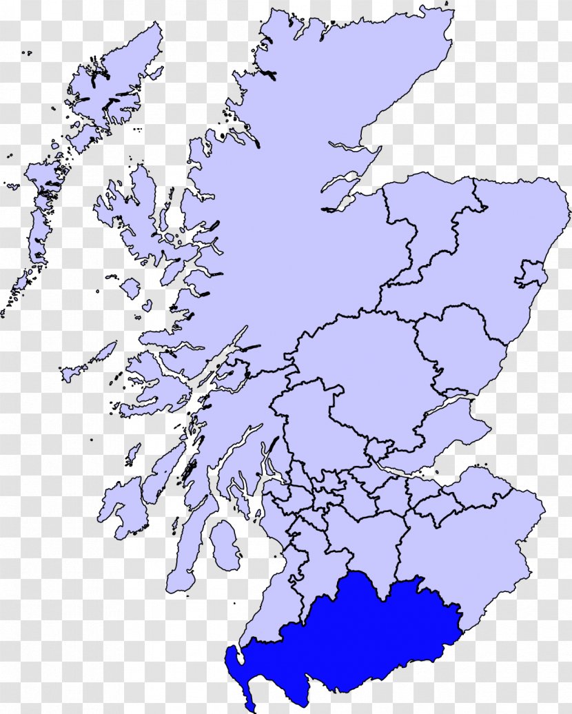 Scotland Map Scottish Westminster Constituencies Parliament Election, 2016 - World Transparent PNG