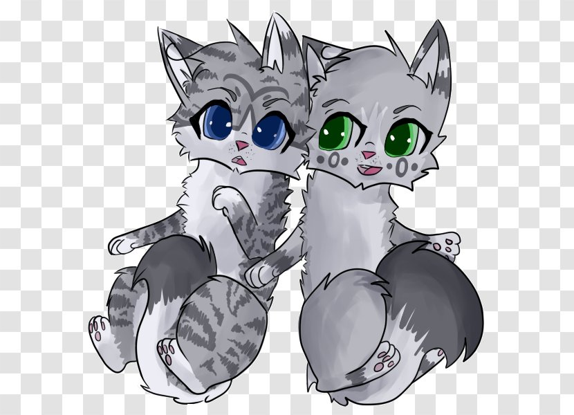 Kitten Dovewing Cat Warriors Ivypool - Silhouette Transparent PNG