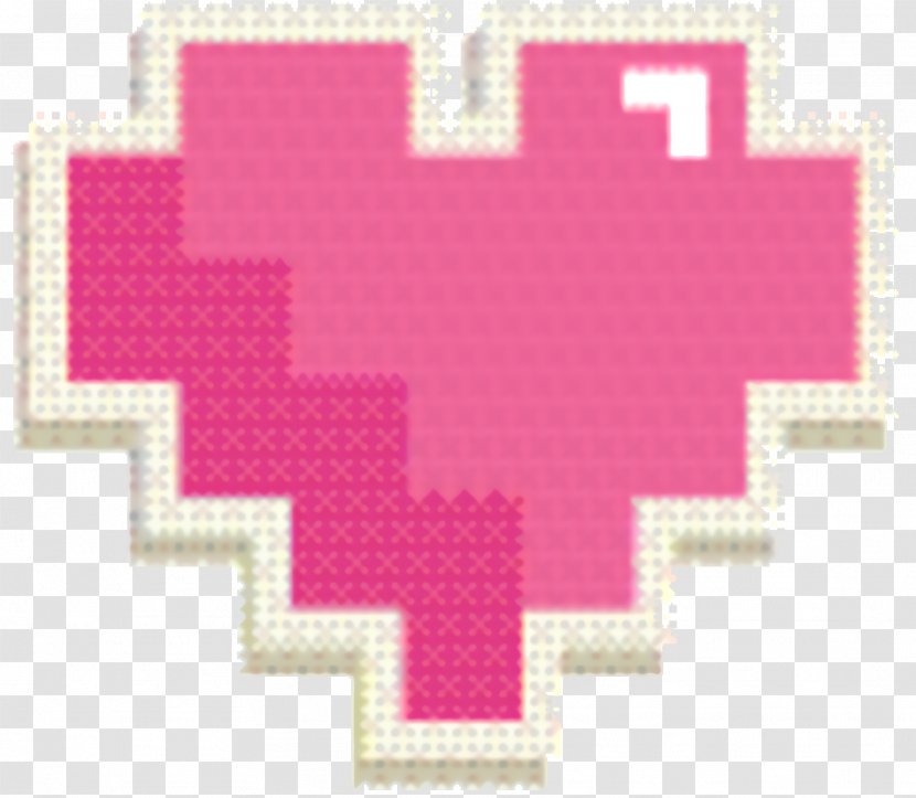 Cartoon Heart - Pink - Magenta Transparent PNG