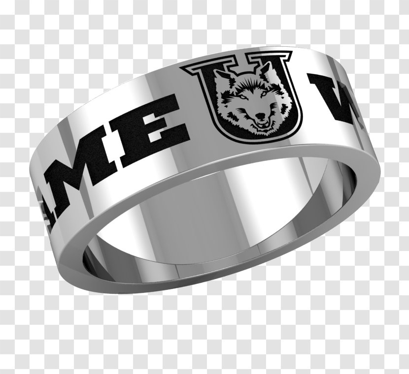Lakehead University Thunderwolves Wedding Ring - Body Jewellery - Fashion Accessory Transparent PNG