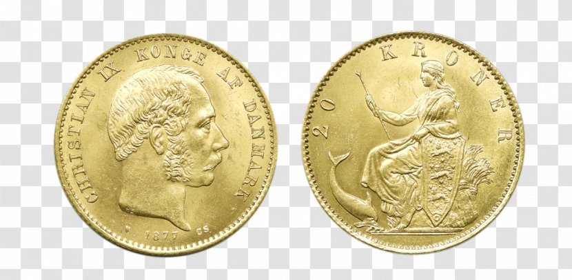Coin 20-Kronen-Münze Gold 10-Kronen-Münze Danish Krone - Nickel Transparent PNG