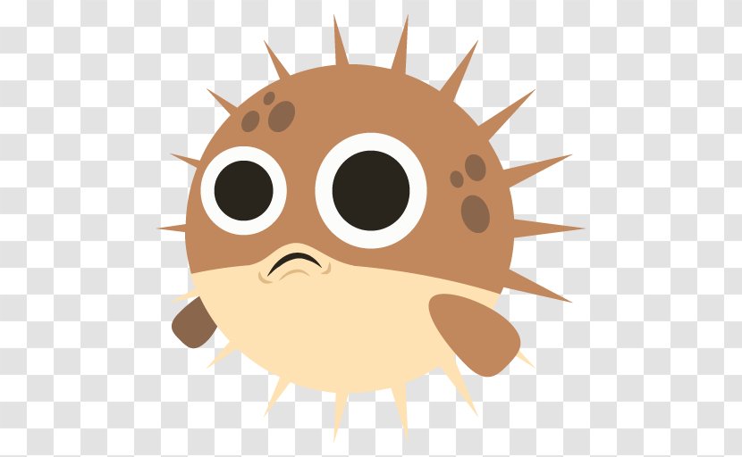 Pufferfish Emoji Text Messaging Clip Art - Head - Viber Transparent PNG