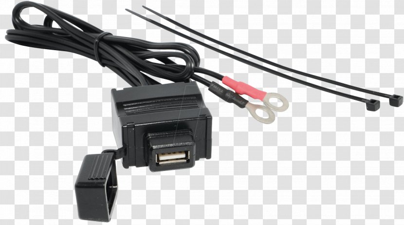 Battery Charger AC Power Plugs And Sockets Motorcycle USB Electrical Connector - Ac Adapter Transparent PNG